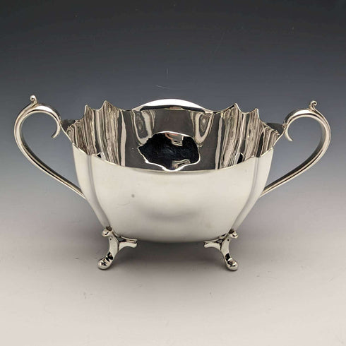 1906年 英国アンティーク シルバープレート製 ティーポット4点セット George Gordon
