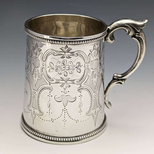 1865年 英国古董纯银马克杯 148g HL Lias and Son