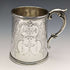 1865年 英国アンティーク 純銀製マグカップ 148g HL Lias and Son