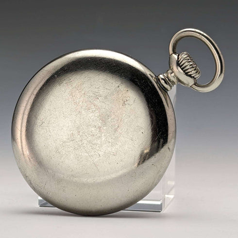 Reloj de bolsillo Zenith antiguo, alrededor de 1914, caja de aleación, en buen estado de funcionamiento