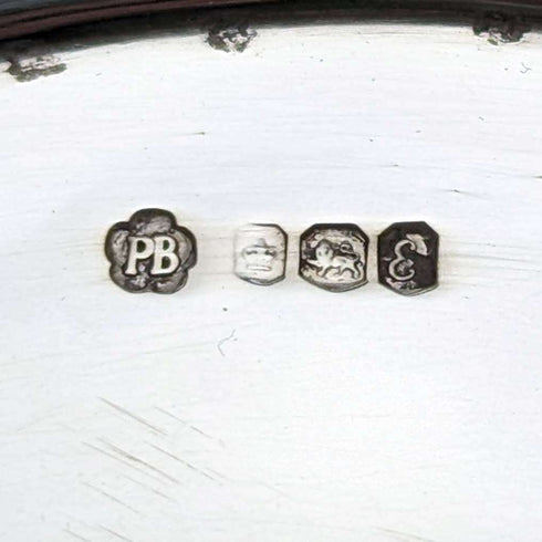 1972년 영국 빈티지 순은 디쉬 88g 핀더 브라더스
