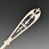 Juego de 6 cucharillas de té y pinzas para azúcar de plata esterlina, antigüedad británica de 1907, en estuche, James Dixon