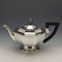 Tetera grande de plata esterlina antigua inglesa de 1918, 731 g, Walker and Hall