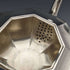 Tetera grande de plata esterlina antigua inglesa de 1918, 731 g, Walker and Hall