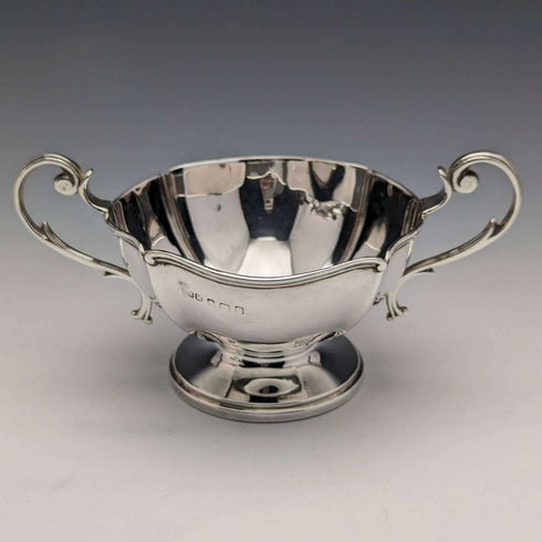 Juego de 3 piezas de tetera de soltero de plata esterlina (plata 925) antigua inglesa de 1917, 606 g en total, Henry Matthews