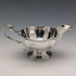 Juego de 3 piezas de tetera de soltero de plata esterlina (plata 925) antigua inglesa de 1917, 606 g en total, Henry Matthews