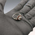 British Vintage Jewelery Garnet and Pearl Sterling Silver Ring