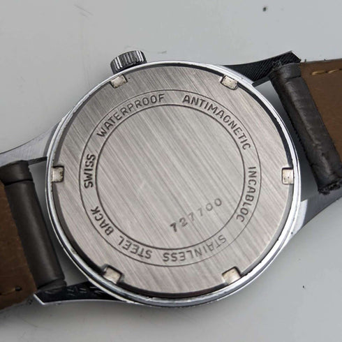 British vintage Garrard mechanical wristwatch metal case works well