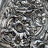 Bandeja de tocador con relieve de plata de ley, antigüedad británica de 1902, 306g