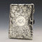 Tarjetero antiguo de plata de ley con apertura doble, Reino Unido, 1909, 63 g, Cohen and Charles