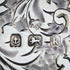 Tarjetero antiguo de plata de ley con apertura doble, Reino Unido, 1909, 63 g, Cohen and Charles