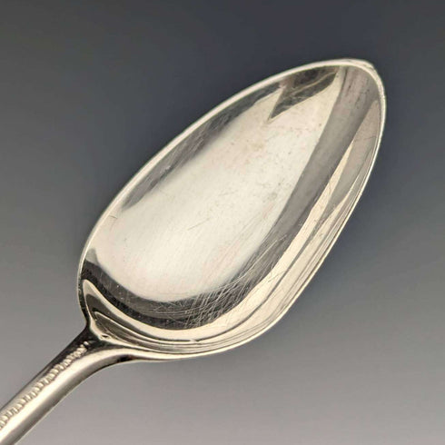1884 British antique sterling silver teaspoon set of 6 in a case