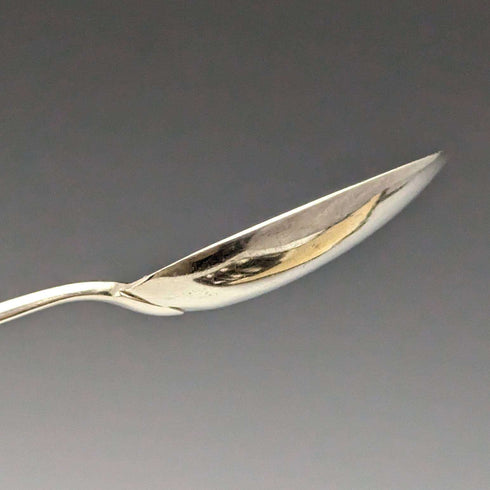 1884 British antique sterling silver teaspoon set of 6 in a case