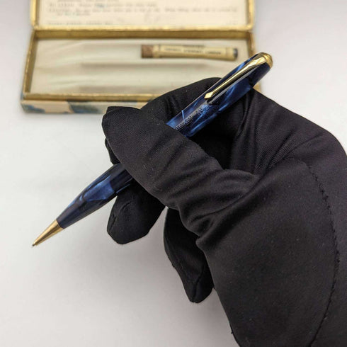Lápiz mecánico vintage Conway Stewart de fabricación británica con estuche de minas