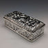 1896 British antique sterling silver box 160g George Nathan