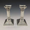 British Antique Silver Plate Candle Stand Candelabra Pair Goldsmiths and Silversmiths