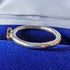 British vintage jewelry 9ct gold star pure silver ring