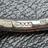 British vintage jewelry 9ct gold star pure silver ring