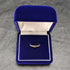 British vintage jewelry 9ct gold star pure silver ring