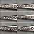 1935 British Vintage Sterling Silver Multi-Hallmark Teaspoon Set of 6 in Case