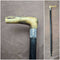 1894年 英国古董绅士手杖 鹿角手柄 加粗杖身 80cm